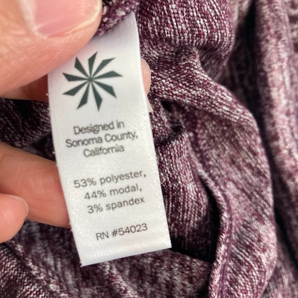 Athleta Pose Crossover T-Back Blouse Stretch XS - Picture 6 of 7